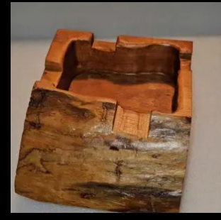 Slopped Edge Cherry Cigar Ashtray